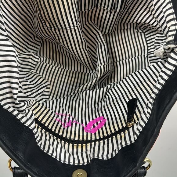Betsey Johnson Pink and Cream Quilted Tote - Picture 6 of 8